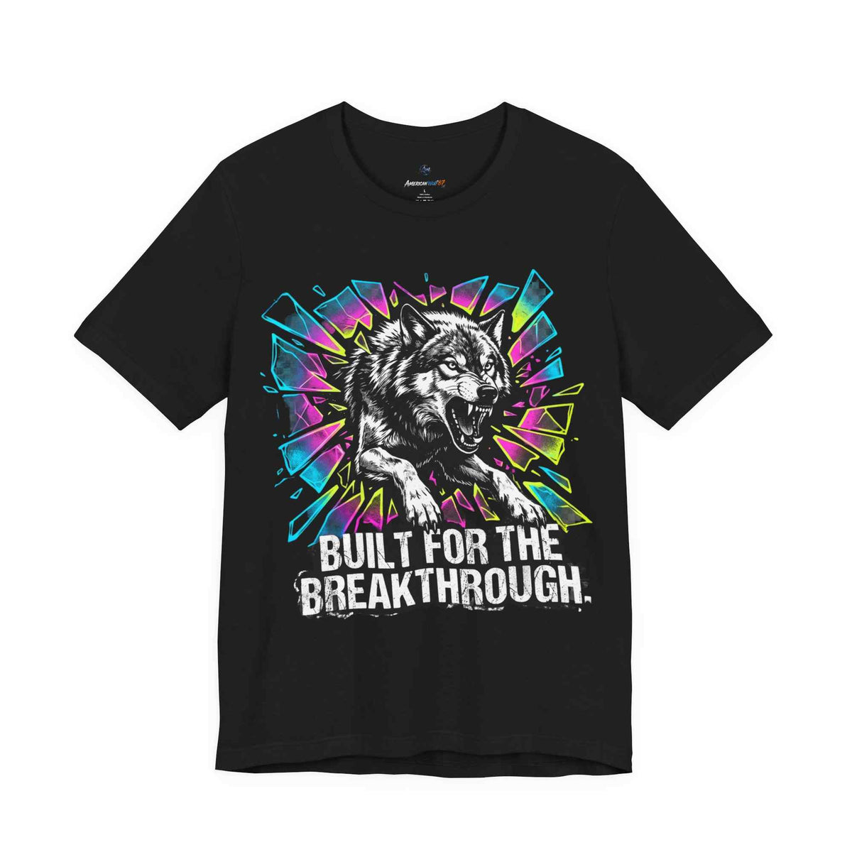 Bold & Gritty Wolf Graphic Tee – Built for the Breakthrough Streetwear Shirt - Americanwolf87