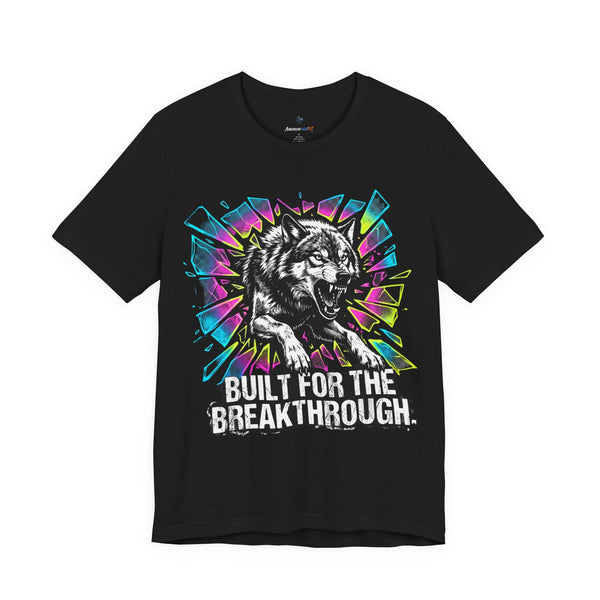 Bold & Gritty Wolf Graphic Tee – Built for the Breakthrough Streetwear Shirt - Americanwolf87