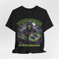 DJ T-Shirt Reaping the Bass Gothic EDM Graphic Tee - Americanwolf87