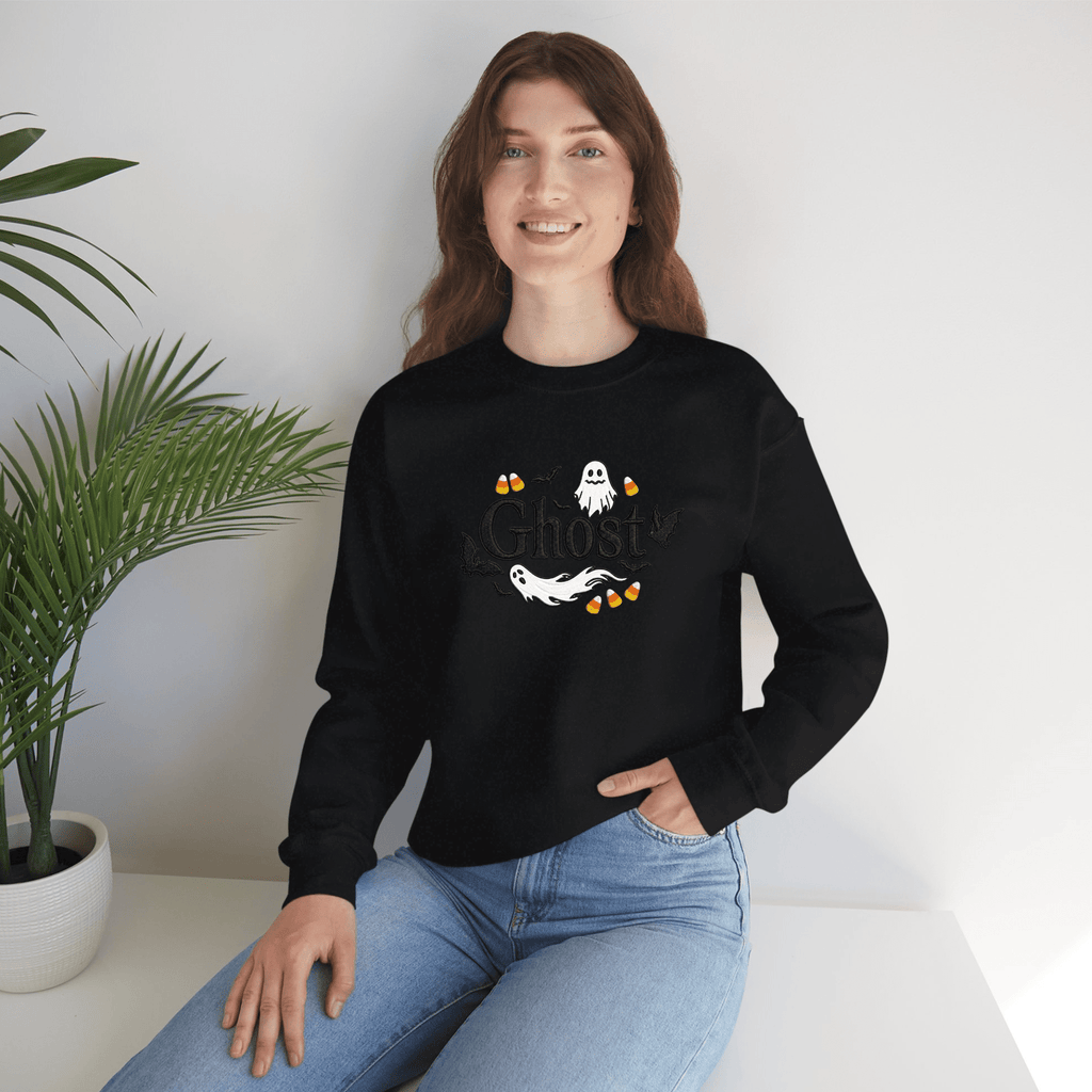 Ghost Halloween Crewneck Sweatshirt - Americanwolf87