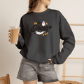 Ghost Halloween Crewneck Sweatshirt - Americanwolf87