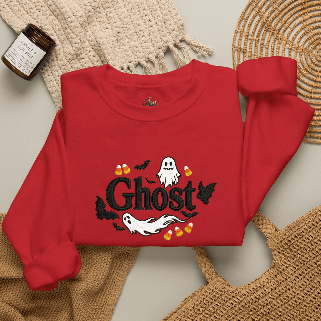 Ghost Halloween Crewneck Sweatshirt - Americanwolf87