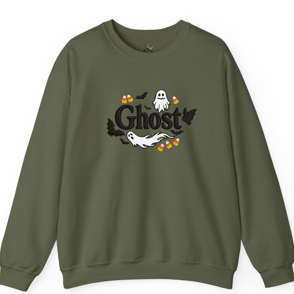 Ghost Halloween Crewneck Sweatshirt - Americanwolf87