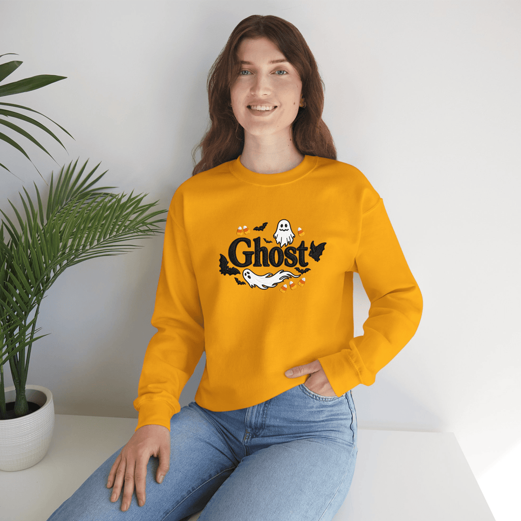 Ghost Halloween Crewneck Sweatshirt - Americanwolf87