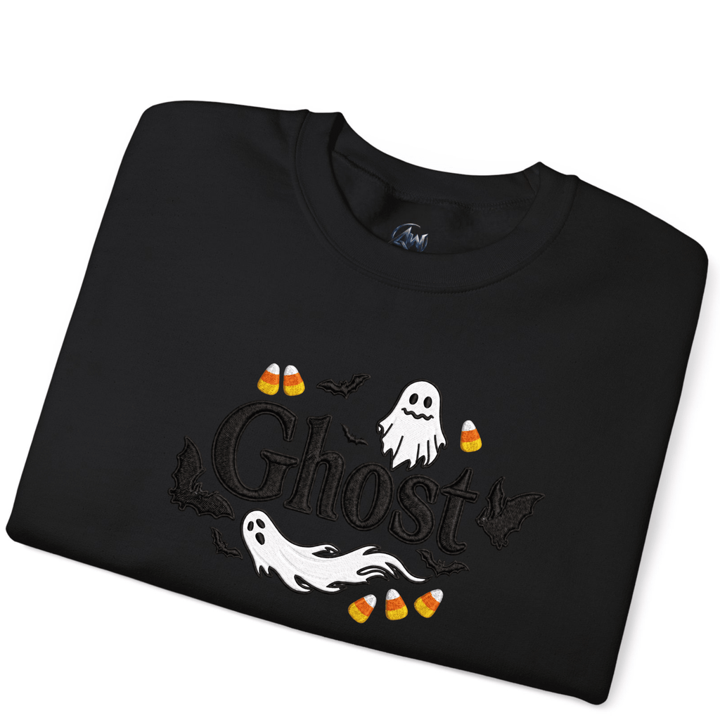 Ghost Halloween Crewneck Sweatshirt - Americanwolf87