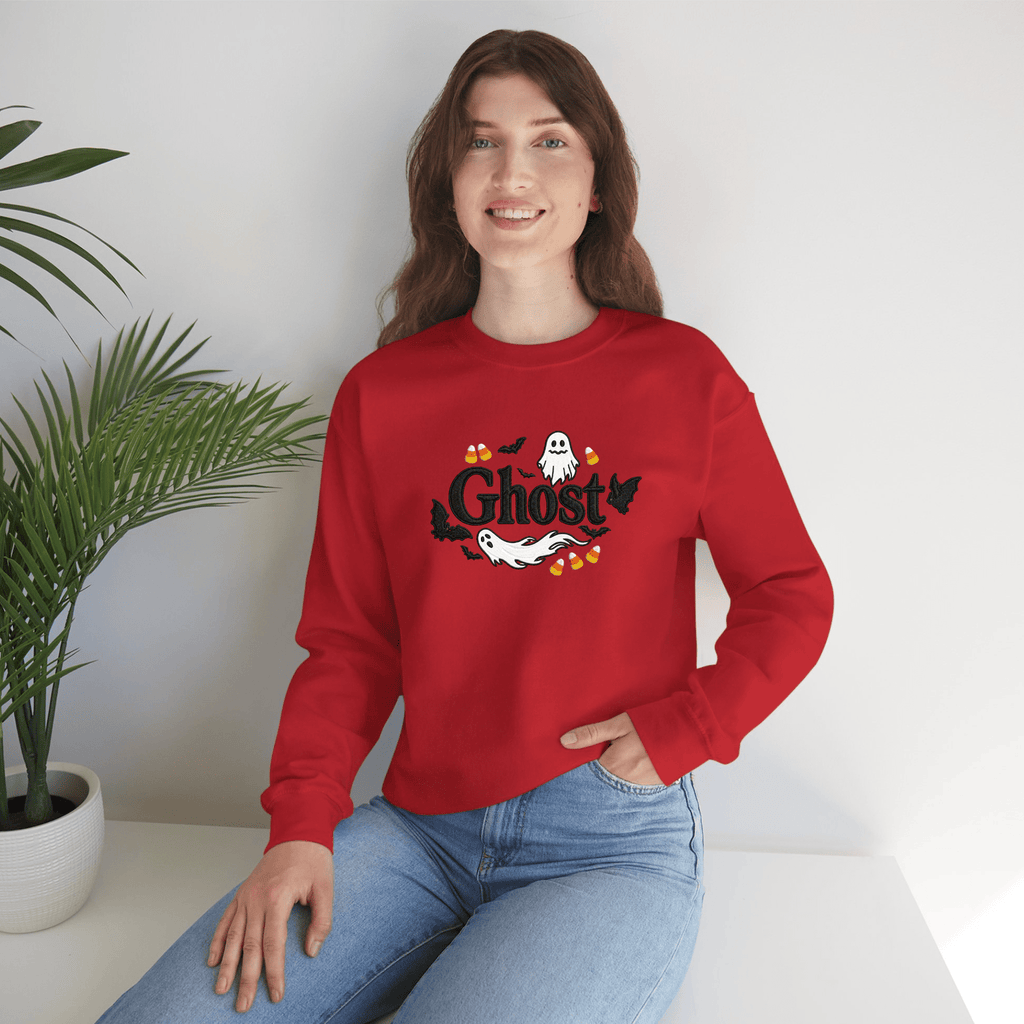 Ghost Halloween Crewneck Sweatshirt - Americanwolf87
