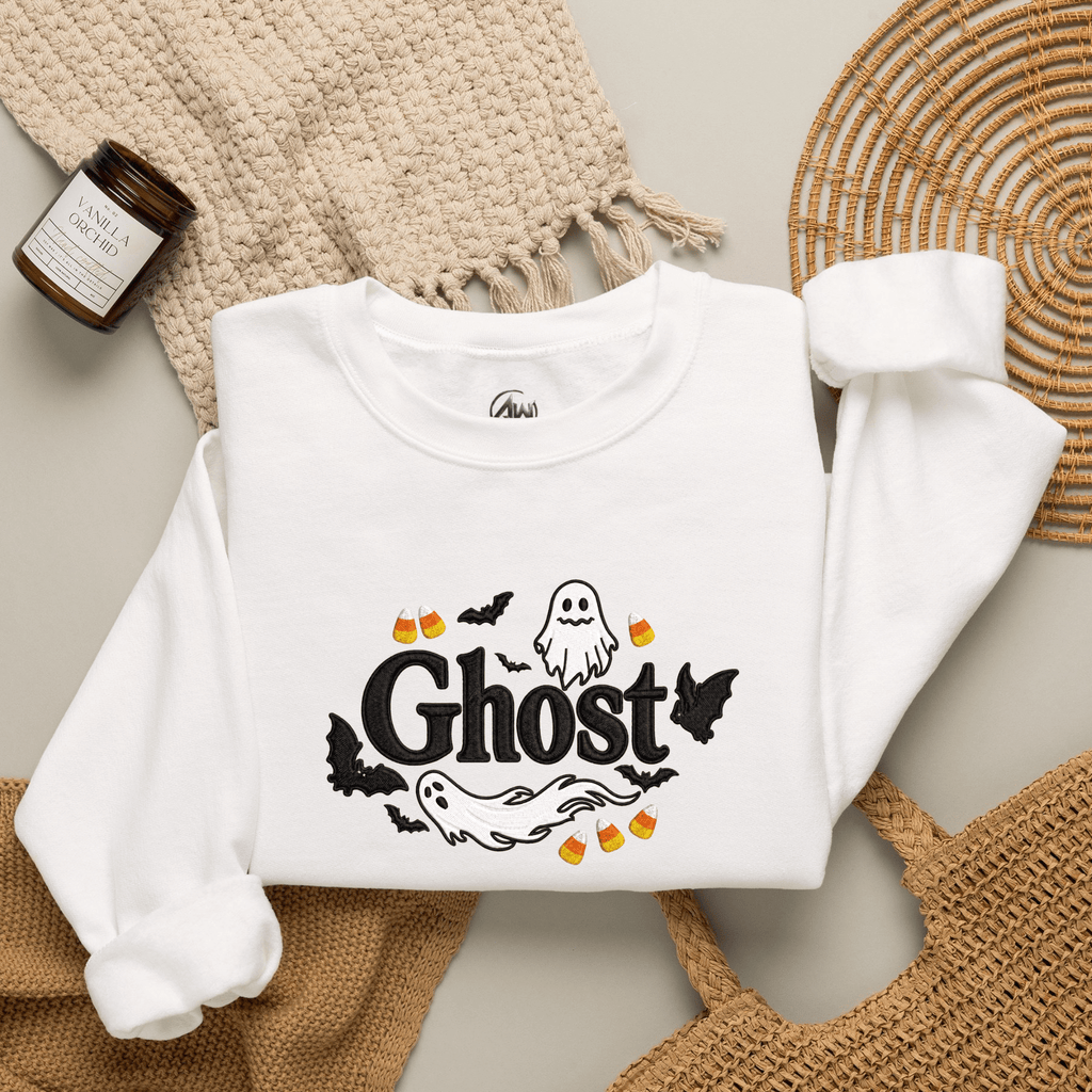 Ghost Halloween Crewneck Sweatshirt - Americanwolf87