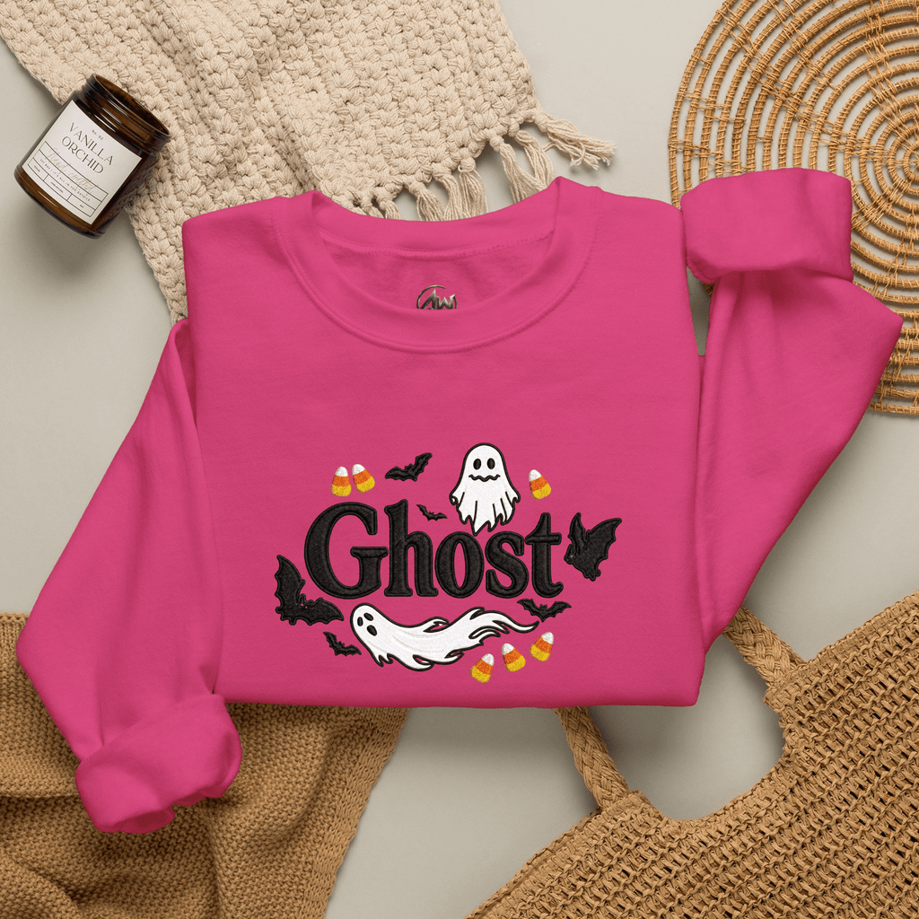 Ghost Halloween Crewneck Sweatshirt - Americanwolf87