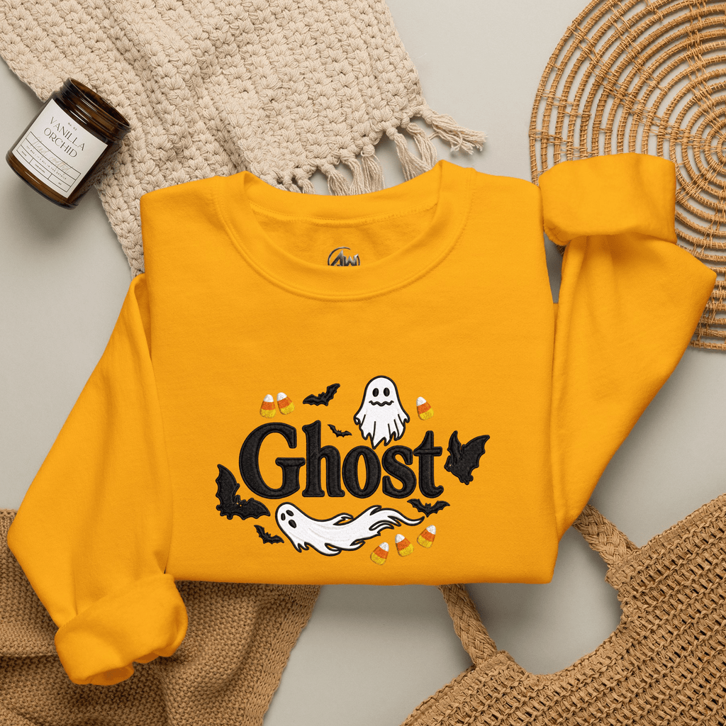 Ghost Halloween Crewneck Sweatshirt - Americanwolf87