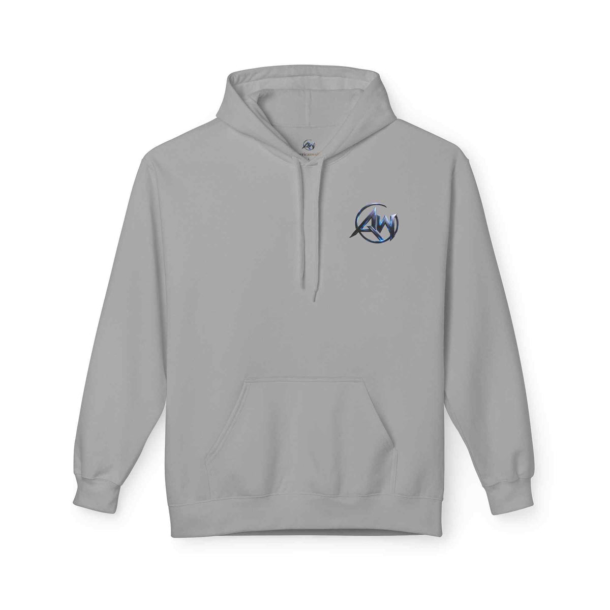 Gorilla 'Leave Your Mark' Bold Graphic Cyber Crest AW Signature Emblem Fleece Pullover - Americanwolf87