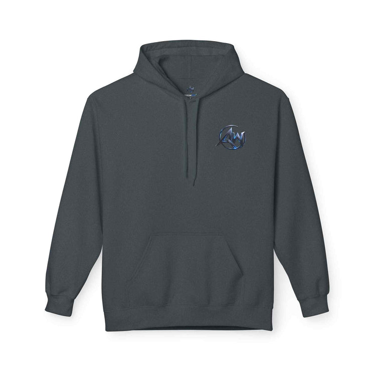 Gorilla 'Leave Your Mark' Bold Graphic Cyber Crest AW Signature Emblem Fleece Pullover - Americanwolf87