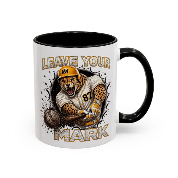 Hyena Baseball Leave Your Mark Baseball Sports Ceramic Accent Coffee Mug - Americanwolf87