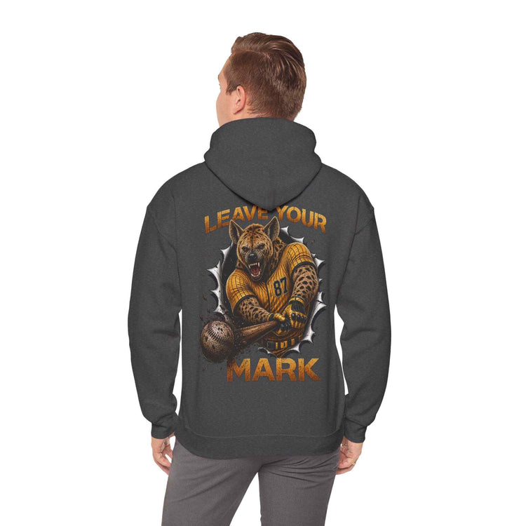 Hyena Graphic Baseball Hoodie "Leave Your Mark" 87 Series Limited Edition - Americanwolf87