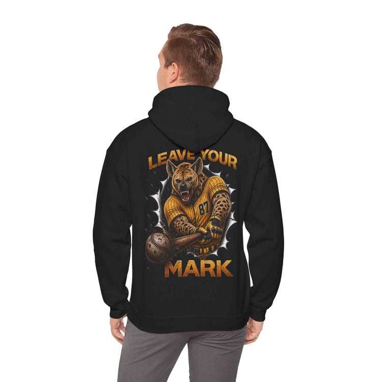 Hyena Graphic Baseball Hoodie "Leave Your Mark" 87 Series Limited Edition - Americanwolf87