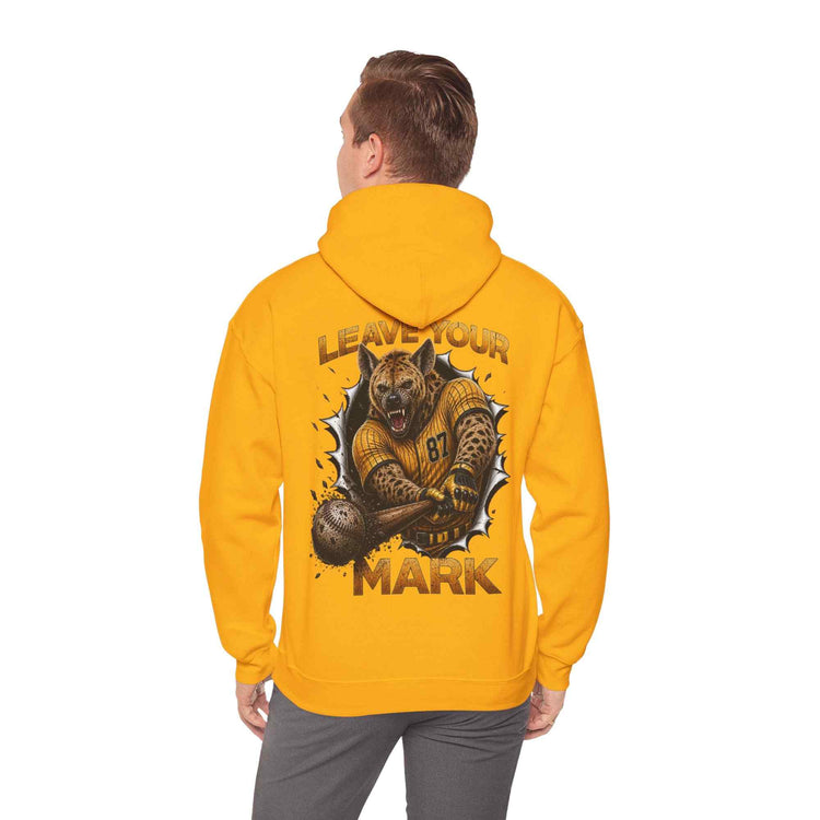 Hyena Graphic Baseball Hoodie "Leave Your Mark" 87 Series Limited Edition - Americanwolf87
