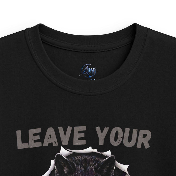 Kids "Leave Your Mark" Fierce Wolf Graphic Tee - Americanwolf87