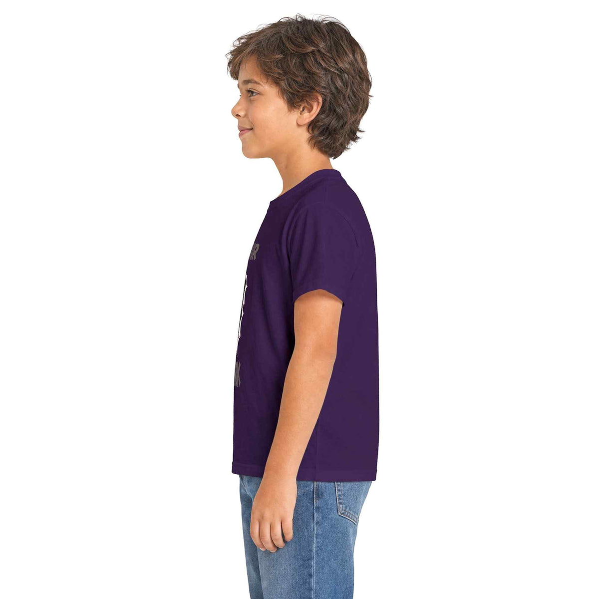Kids "Leave Your Mark" Fierce Wolf Graphic Tee - Americanwolf87
