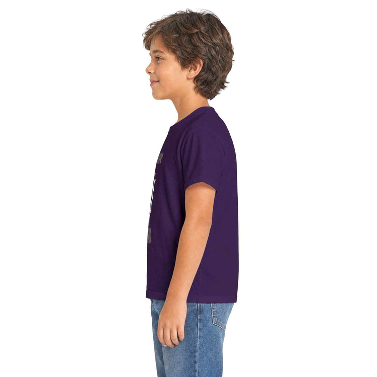 Kids "Leave Your Mark" Fierce Wolf Graphic Tee - Americanwolf87