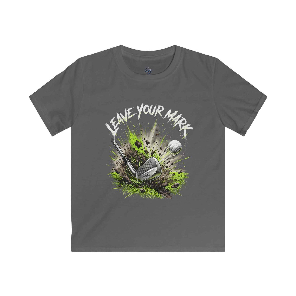 Kids' "Leave Your Mark" Graphic Golf Tee - Americanwolf87