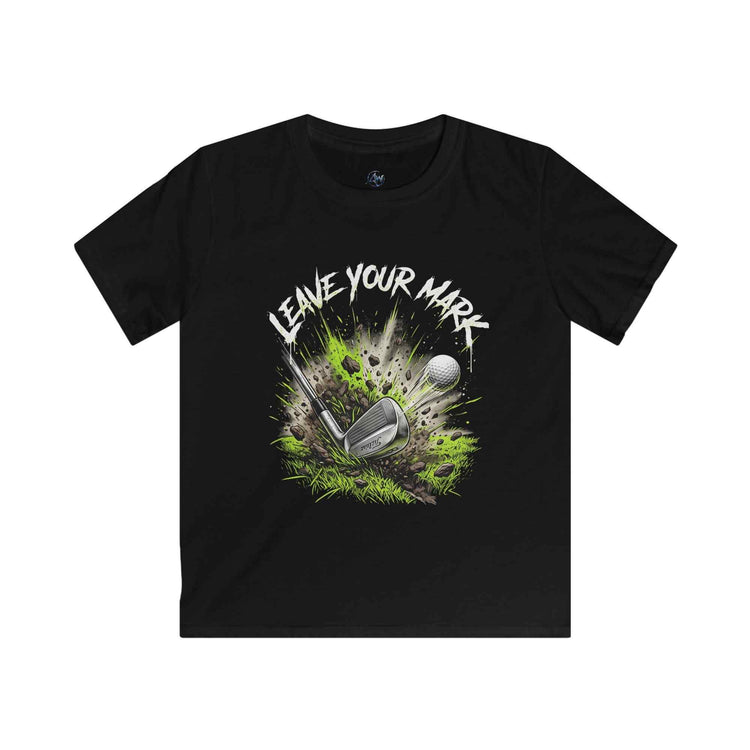 Kids' "Leave Your Mark" Graphic Golf Tee - Americanwolf87