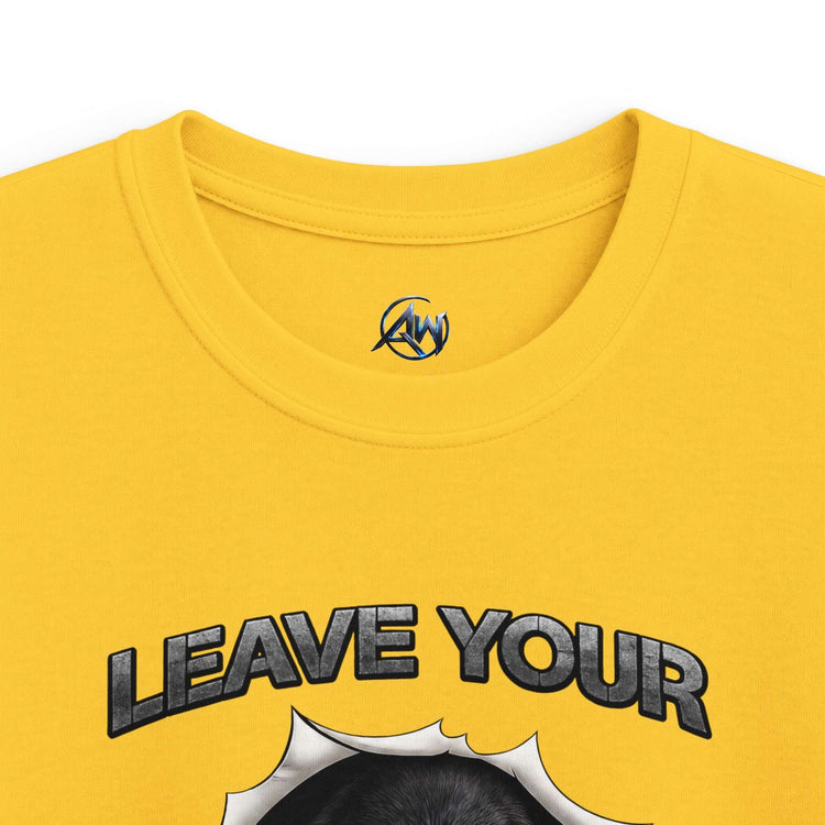 Kids Tee 'Leave Your Mark' Gorilla Graphic Shirt - Americanwolf87