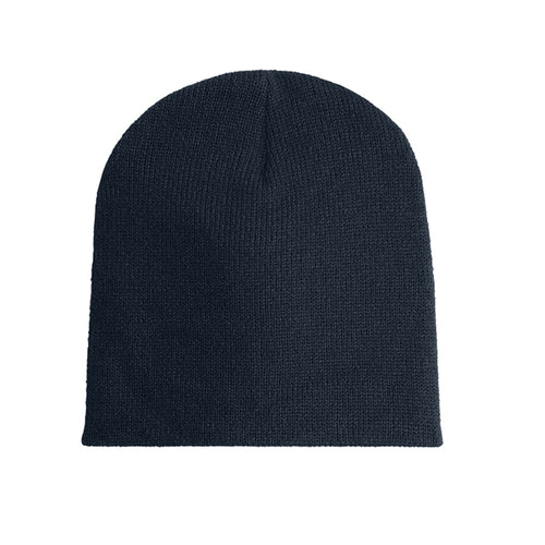 Beanie Hat - Skull Cap Navy front view