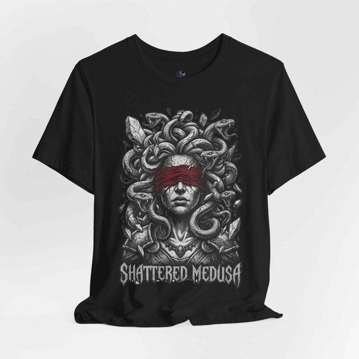 Shattered Medusa Dark Fantasy Graphic Tee – Premium Streetwear Shirt - Americanwolf87