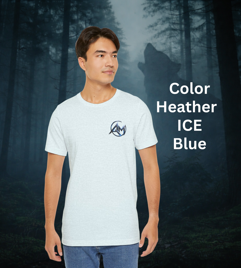 Americanwolf-AM Brand Signature Logo Soft T-shirt