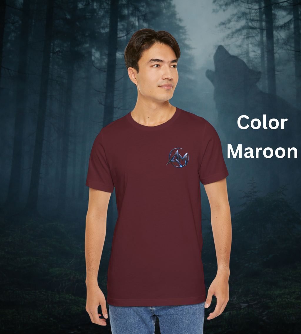 Americanwolf-AM Brand Signature Logo Soft T-shirt