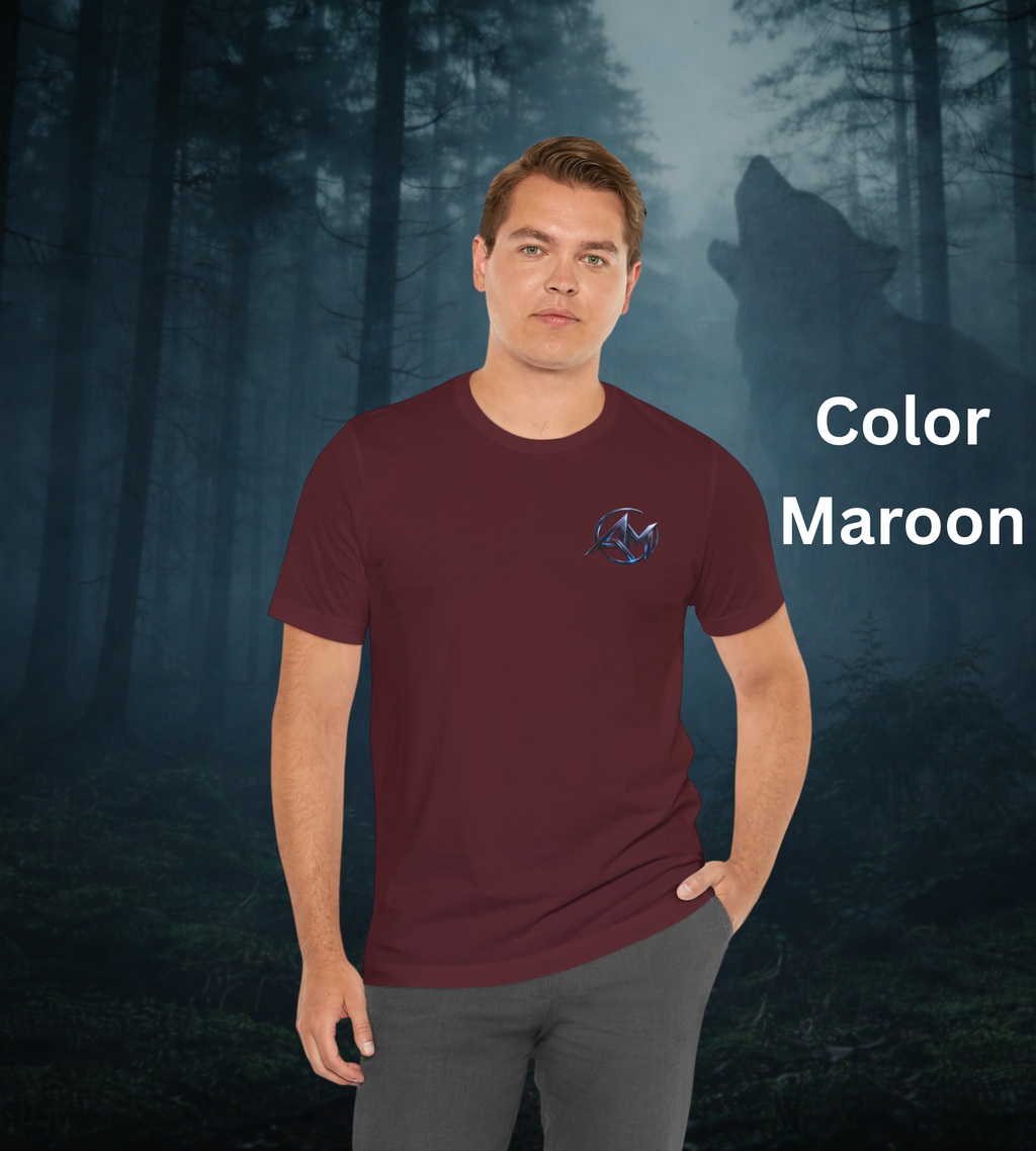 Americanwolf-AM Brand Signature Logo Soft T-shirt