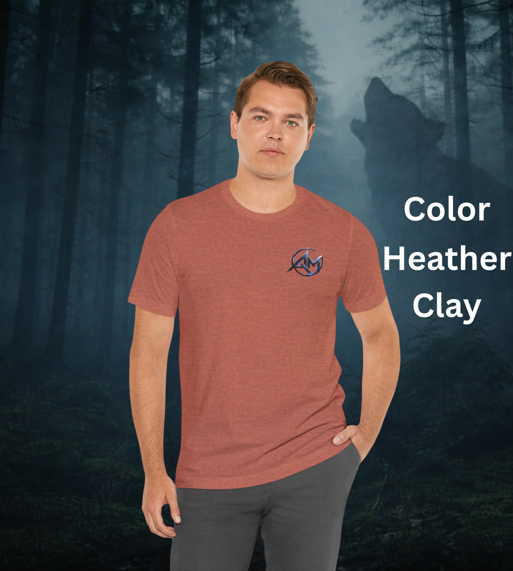 Americanwolf-AM Brand Signature Logo Soft T-shirt