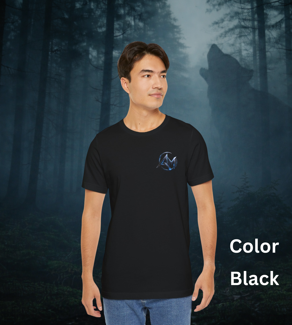 Americanwolf-AM Brand Signature Logo Soft T-shirt