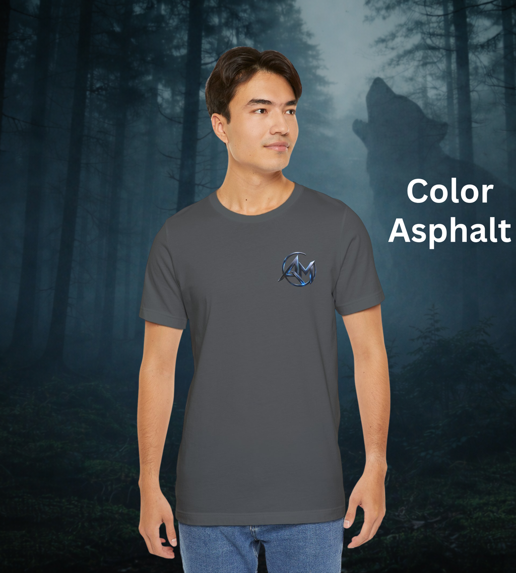Americanwolf-AM Brand Signature Logo Soft T-shirt