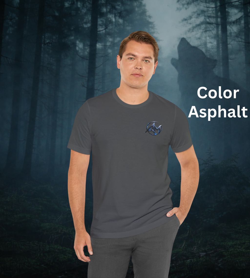 Americanwolf-AM Brand Signature Logo Soft T-shirt