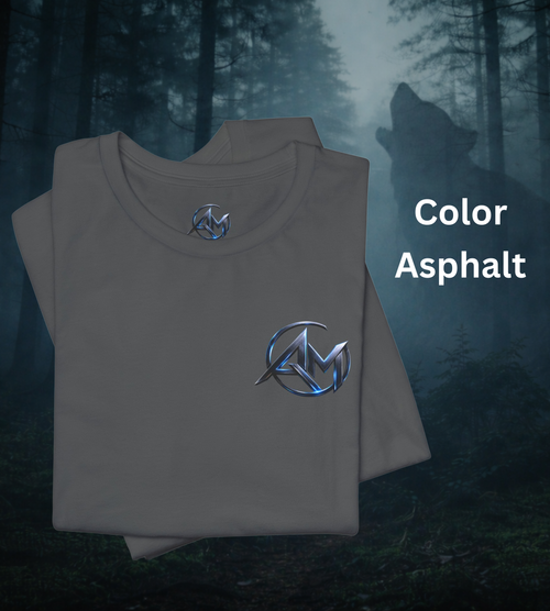 Americanwolf-AM Brand Signature Logo Soft T-shirt