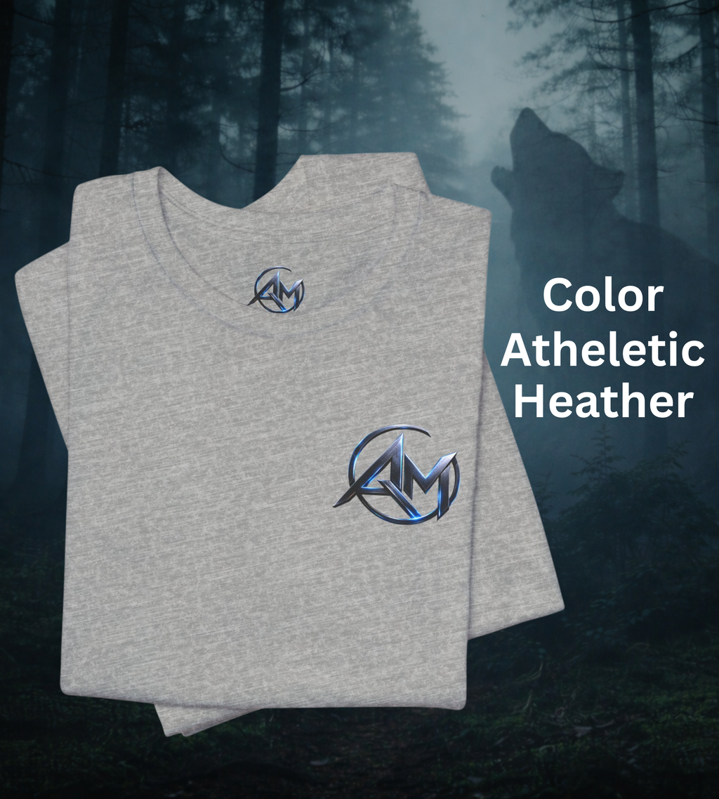 Americanwolf-AM Brand Signature Logo Soft T-shirt