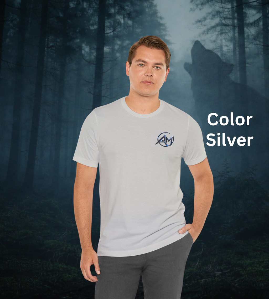Americanwolf-AM Brand Signature Logo Soft T-shirt