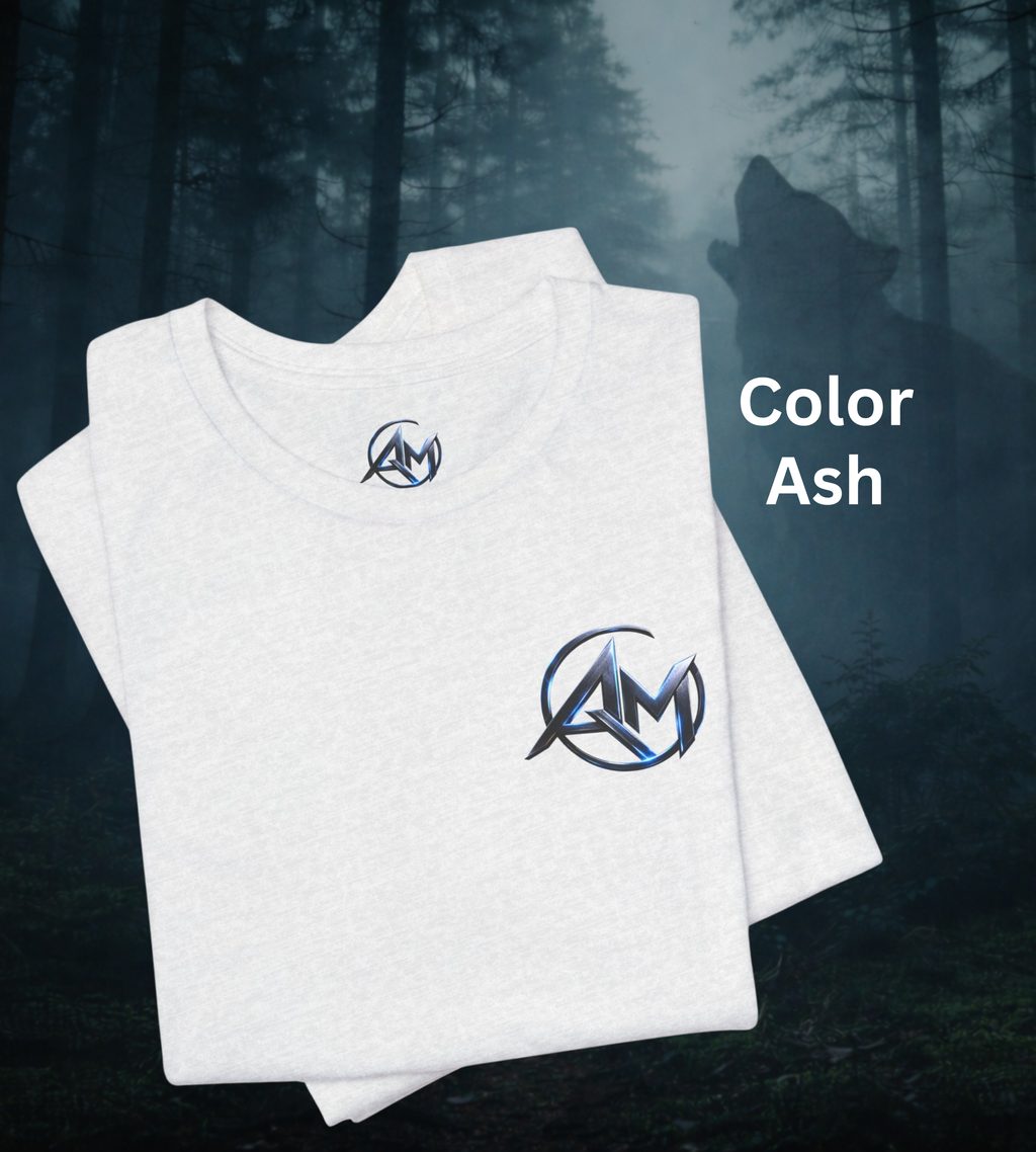Americanwolf-AM Brand Signature Logo Soft T-shirt