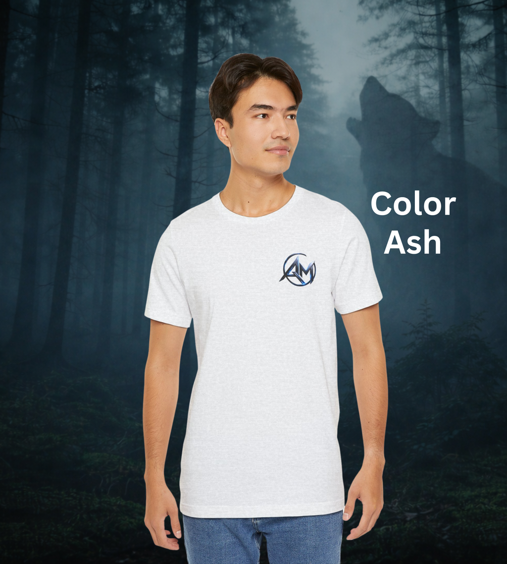 Americanwolf-AM Brand Signature Logo Soft T-shirt