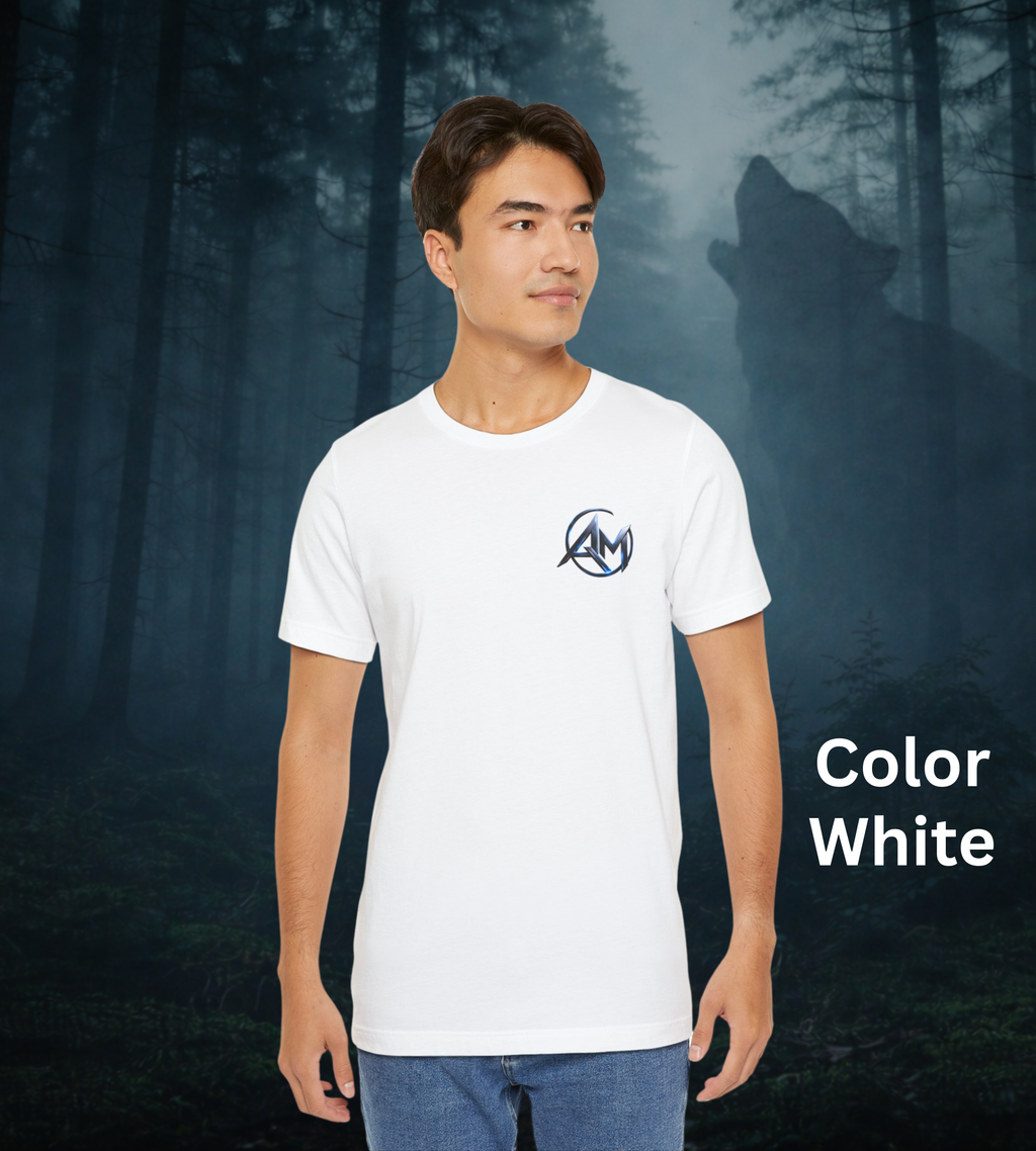 Americanwolf-AM Brand Signature Logo Soft T-shirt