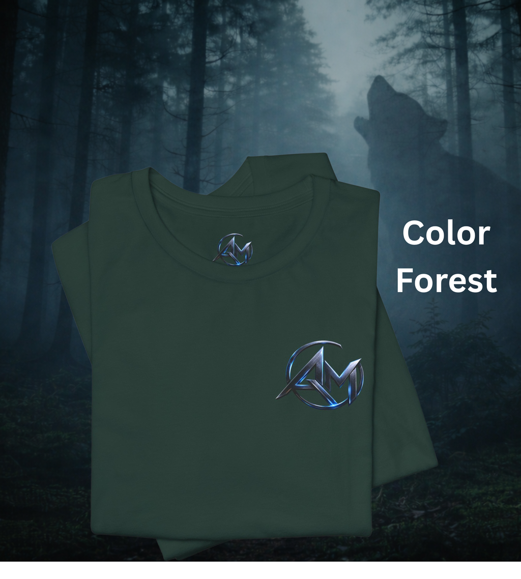 Americanwolf-AM Brand Signature Logo Soft T-shirt