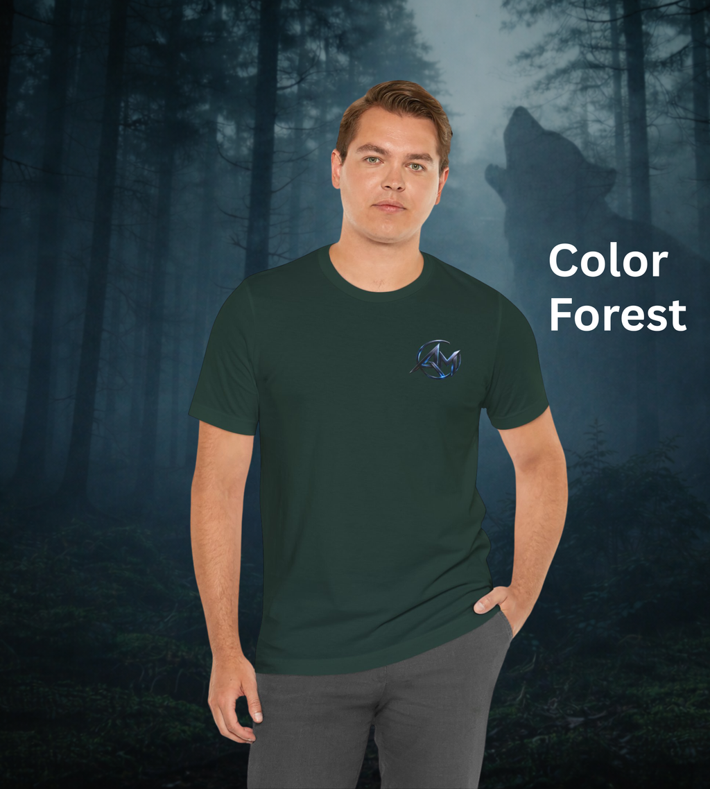 Americanwolf-AM Brand Signature Logo Soft T-shirt