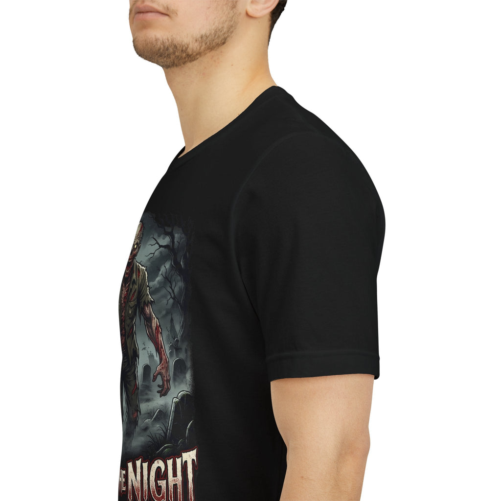 Zombie T-Shirt Feed the Night Horror Graphic Tee - Americanwolf87